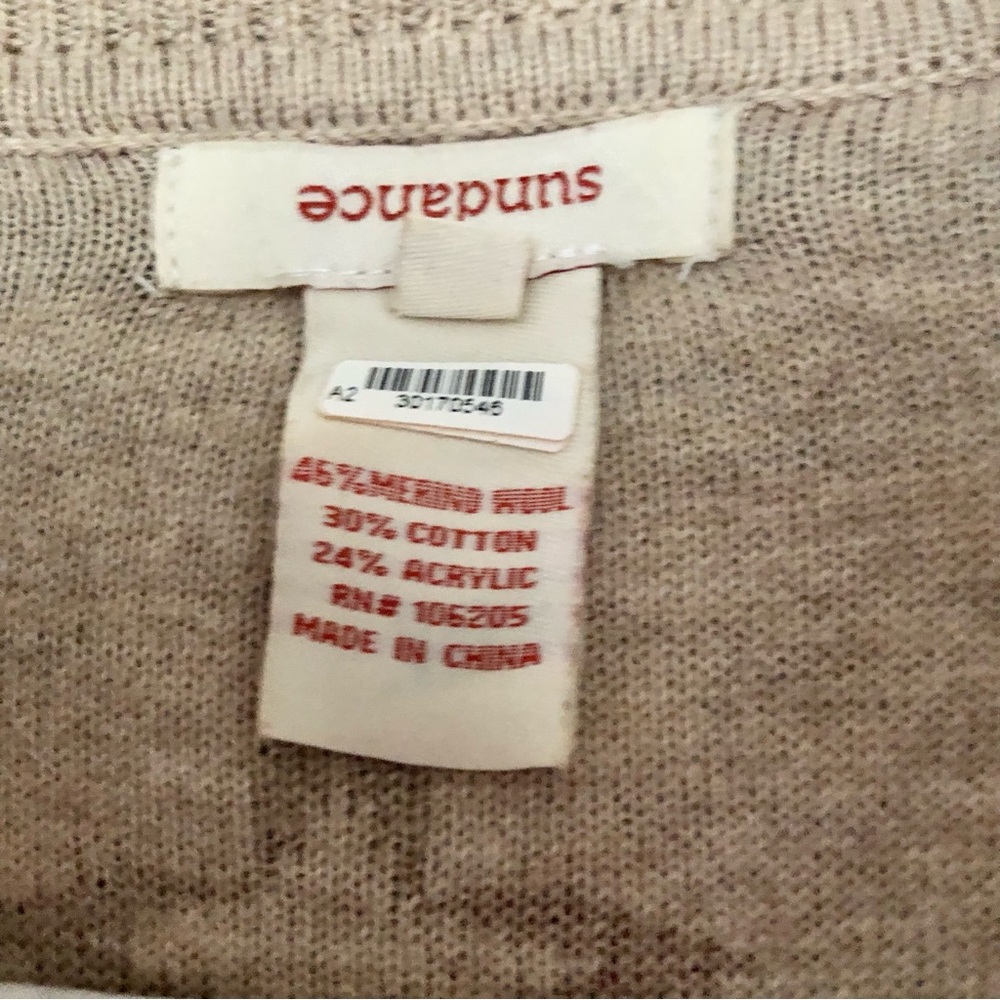 Sundance Southwestern Geometric open front cardigan sweater Duster Knit - Picture 12 of 13